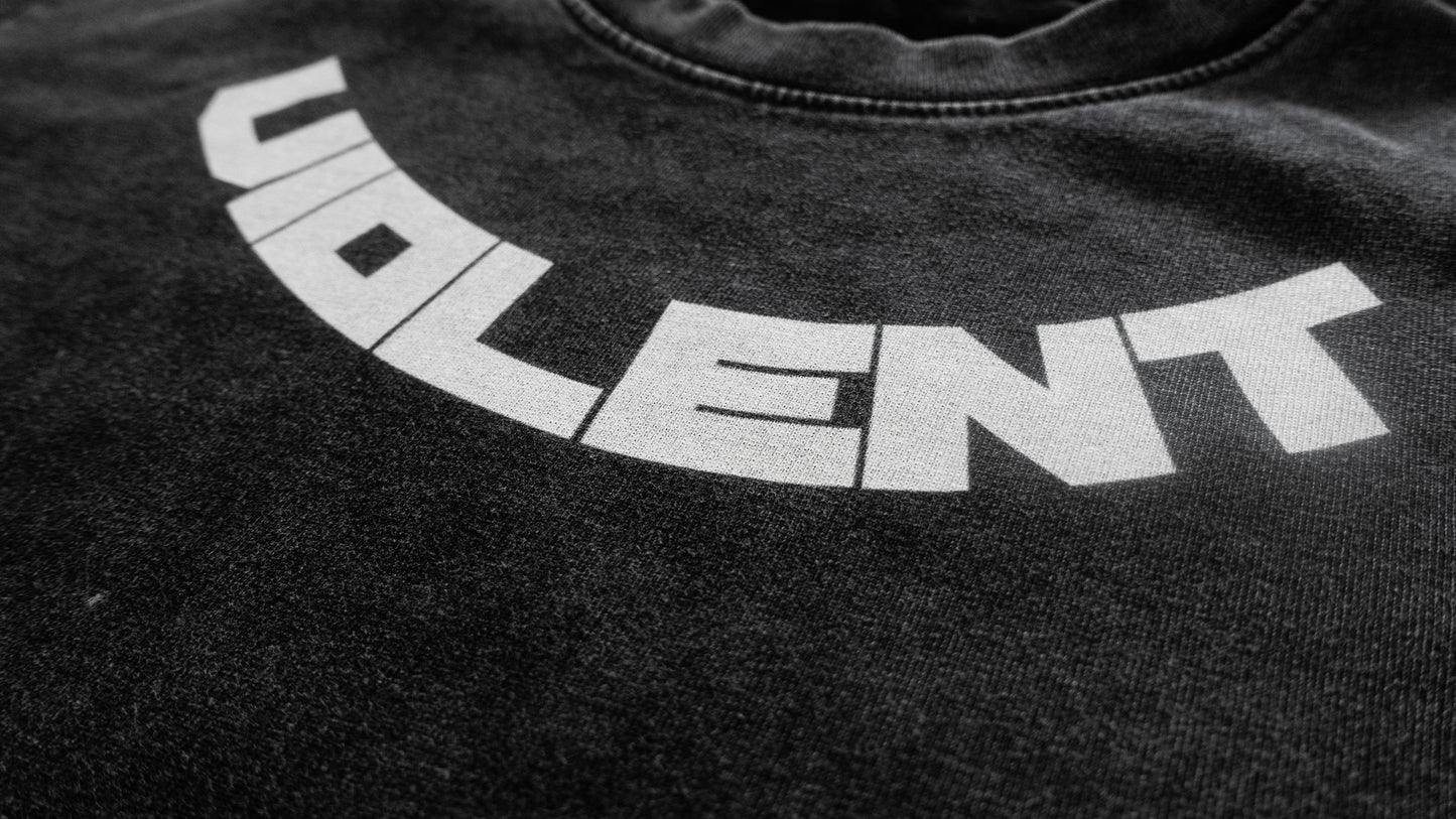 "Violent Priest" Crop Tee