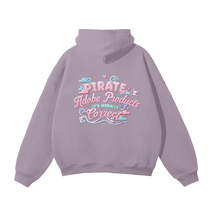 "Pirate Adobe Products" Oversize Hoodie