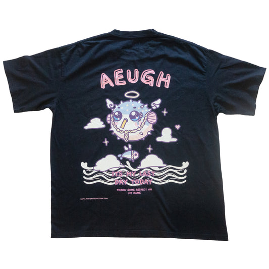 "AEUGH" Oversized Tee